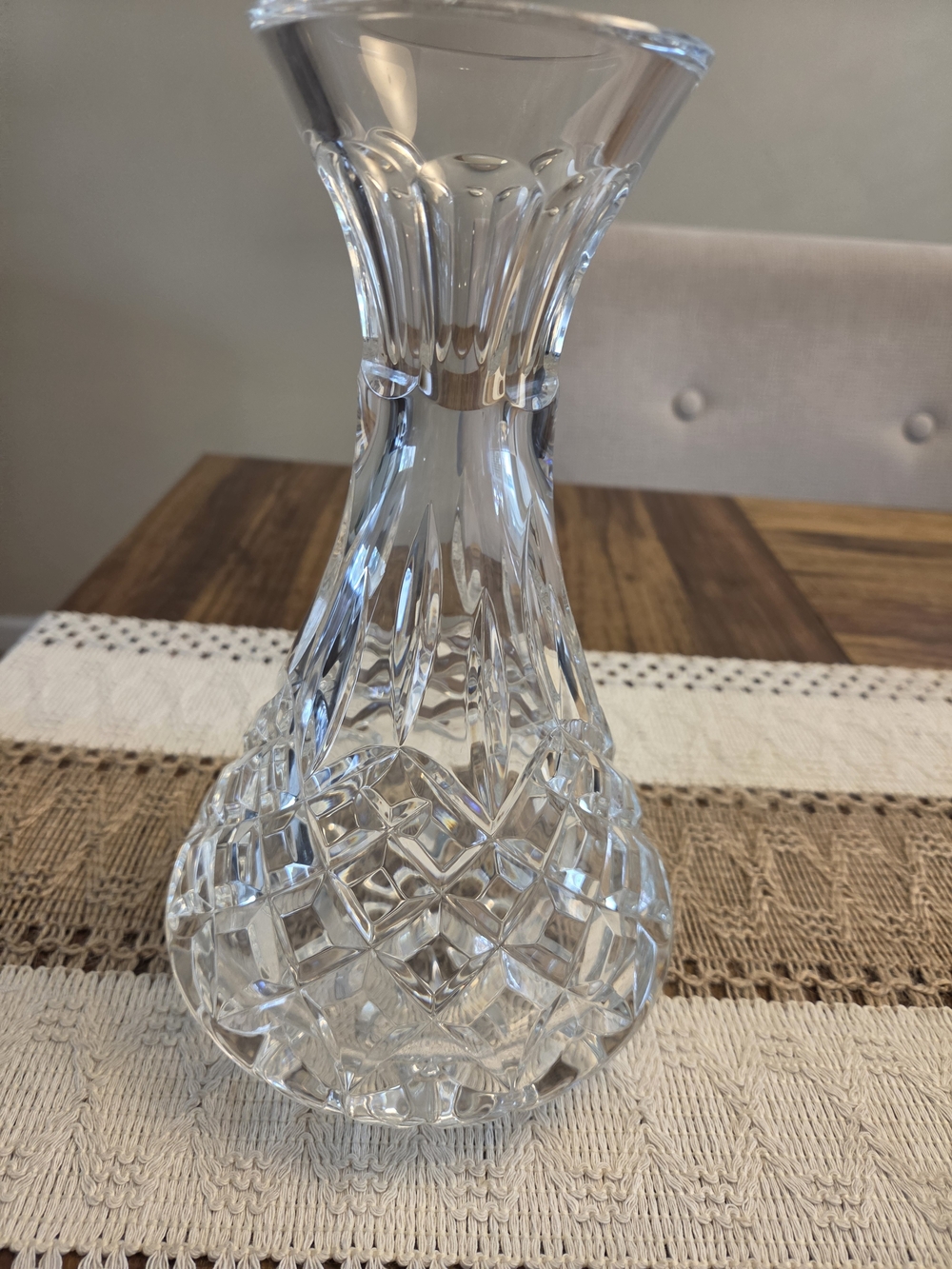 Waterford Clear Cut Crystal Bud Vase